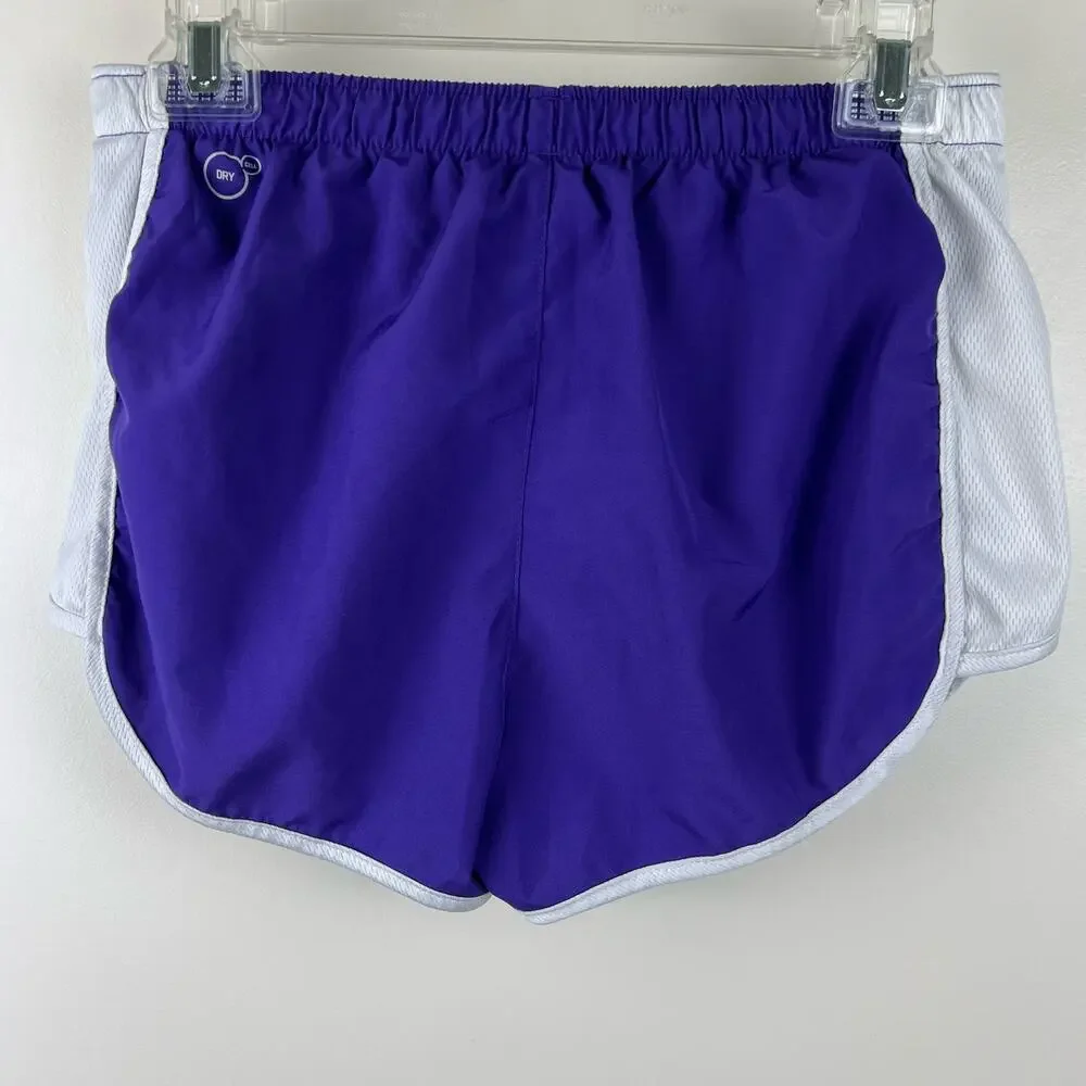 Puma Womens Track Shorts Size Small Retro Purple Athletic Running Athleisure